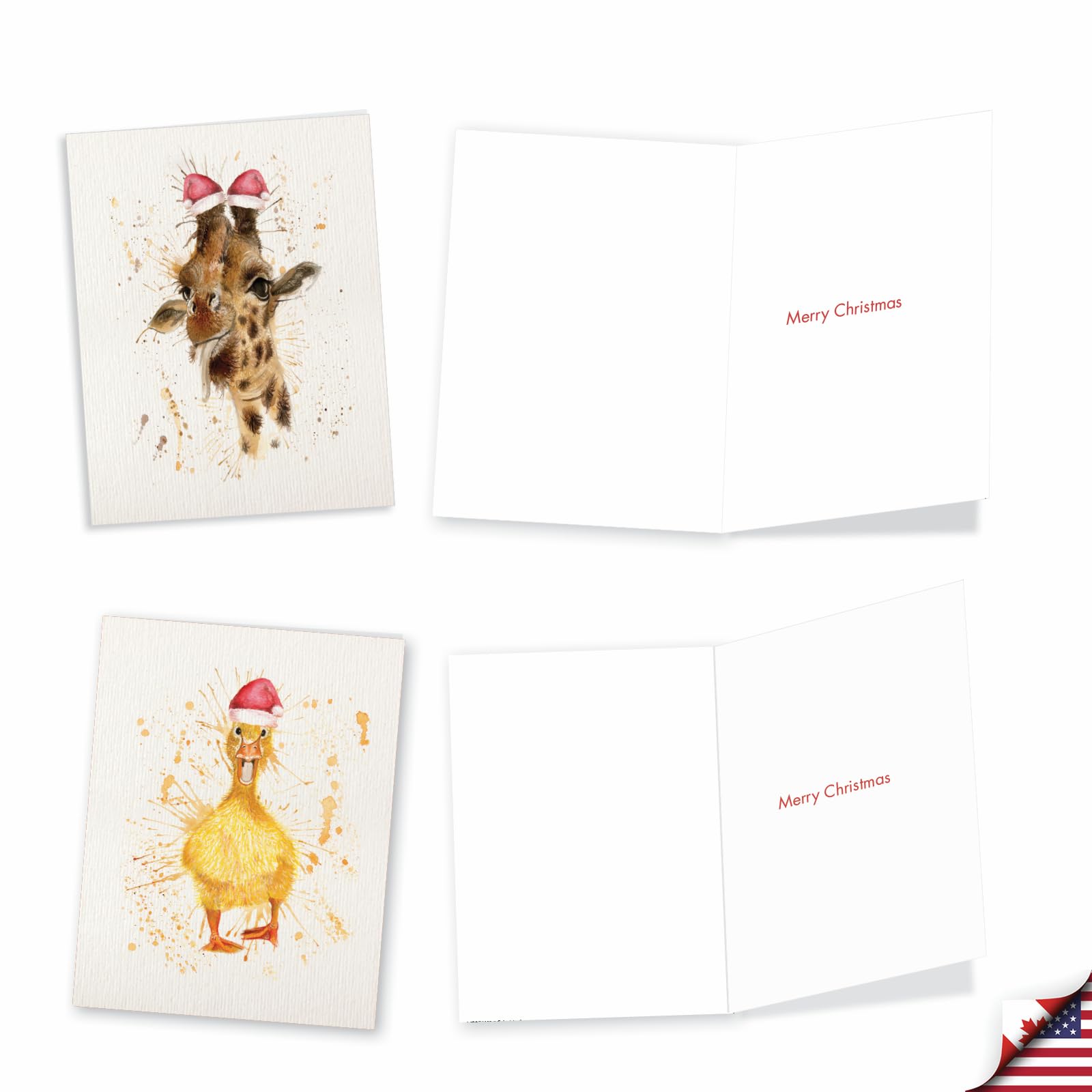 Amazon.co.jp: The Best Card Company クリスマスノートカード